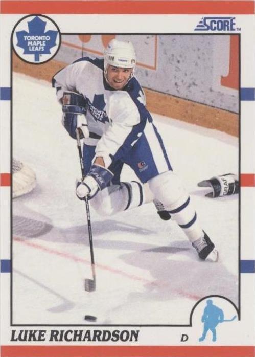 1990-91 Score - Luke Richardson #236