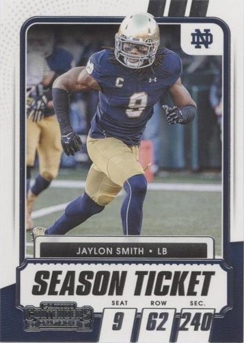 2021 Panini Contenders Draft Picks Jaylon Smith #77