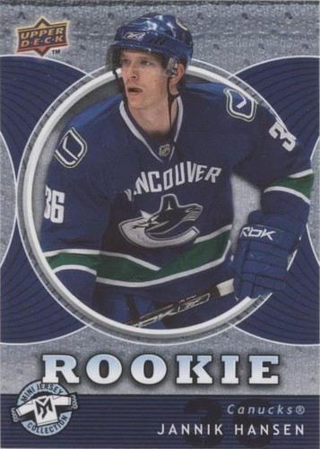 2007-08 Upper Deck Mini Jersey Collection - Jannik Hansen #148