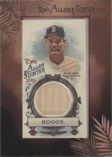 2019 Topps Allen & Ginter - Wade Boggs #MFR-WB