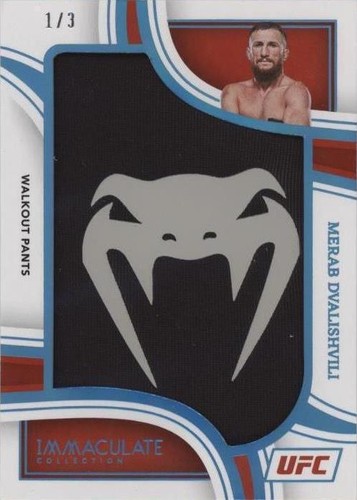 2023 Panini Immaculate Collection UFC - Merab Dvalishvili #JM-MDV