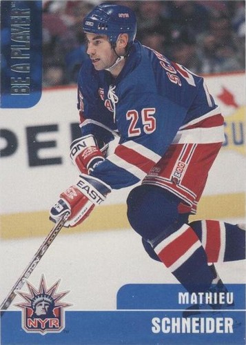 1999-00 In the Game Be A Player Memorabilia - Mathieu Schneider #101
