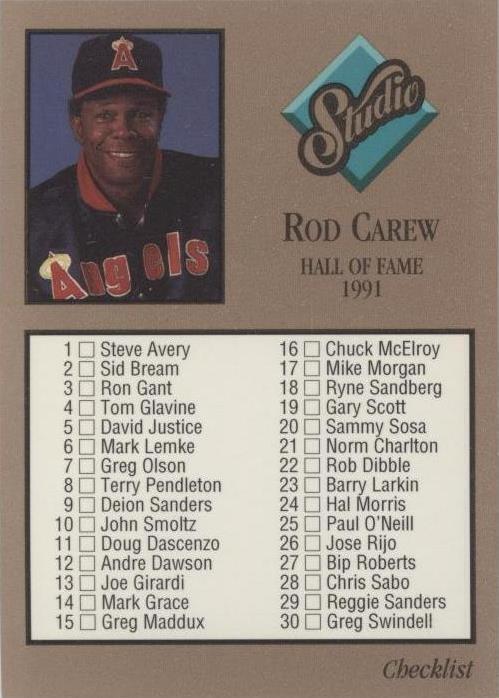 Studio 1992 - Rod Carew #261