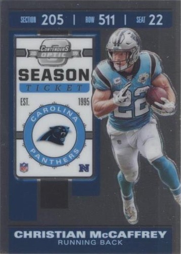 2019 Panini Contenders Optic Christian McCaffrey #69