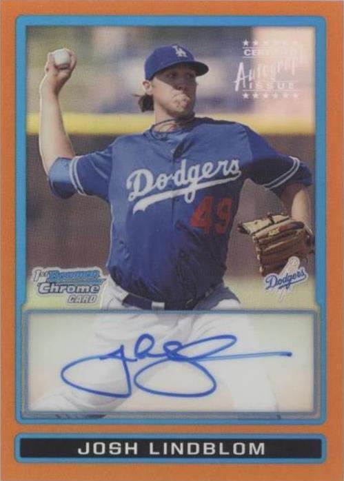 2009 Bowman Chrome - Josh Lindblom #BCP117