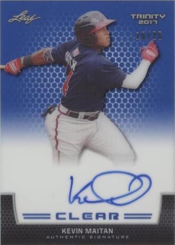 2017 Leaf Trinity - Kevin Maitan #CA-KM1