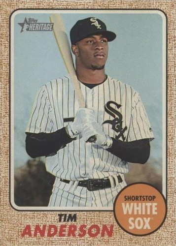 2017 Topps Heritage High Number - Tim Anderson #701