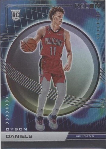 Dyson Daniels 2022-23 Panini Mosaic Rookie Autographs Blue