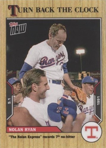 2021 Topps Now Turn Back the Clock - Nolan Ryan #31