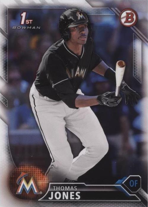 2016 Bowman Draft - Thomas Jones #BD-2