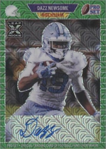 2021 Leaf Pro Set Metal Dazz Newsome #PA-DN1
