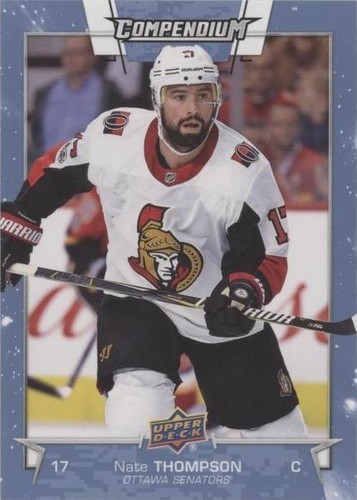 2017-18 Upper Deck Compendium - Nate Thompson #749