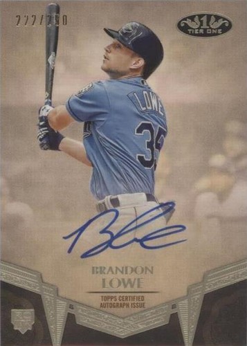 2019 Topps Tier One - Brandon Lowe #BA-BLO