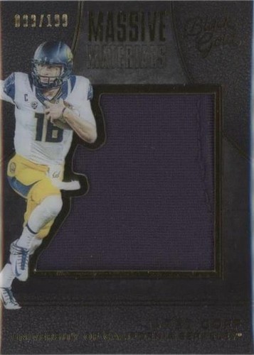 2016 Panini Black Gold Collegiate Jared Goff #12