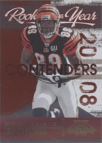 2008 Playoff Contenders Jerome Simpson #25