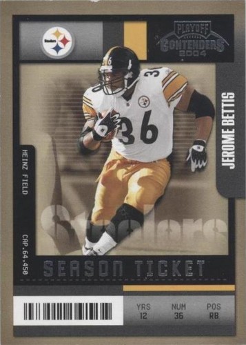 2004 Playoff Contenders Jerome Bettis #81