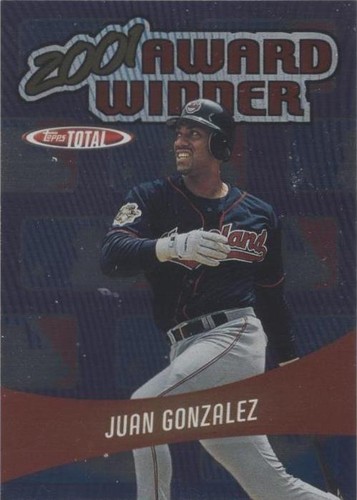 2002 Topps Total - Juan González #AW11