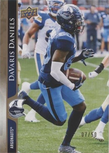 2021 Upper Deck CFL Davaris Daniels #85