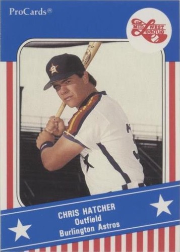 1991 ProCards Midwest League All Star Game - Chris Hatcher #MWL 16