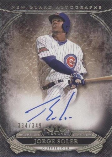 2015 Topps Tier One - Jorge Soler #NGA-JSR