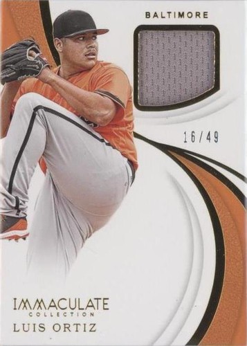 2019 Panini Immaculate Collection - Luis Ortiz #IS-LO