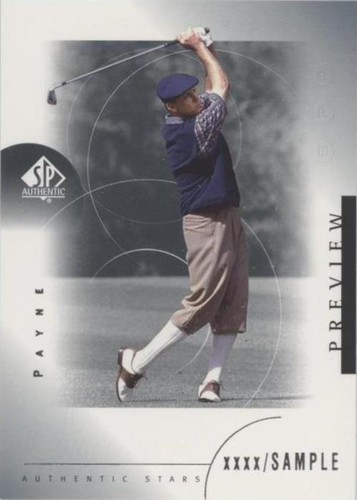 2001 SP Authentic Preview - Payne Stewart #38