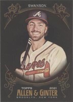 2021 Topps Allen & Ginter's X - Dansby Swanson #112