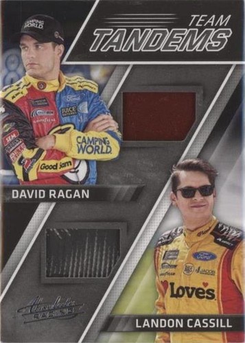 2017 Panini Absolute - David Ragan Landon Cassill #TAN-RC