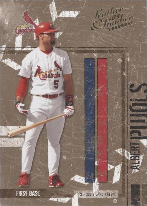 Donruss 2004 cuero y madera - Albert Pujols #133