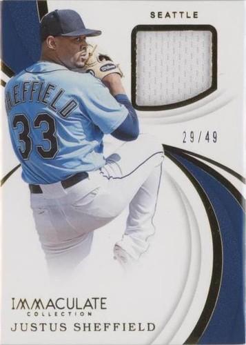 2019 Panini Immaculate Collection - Justus Sheffield #IS-JS