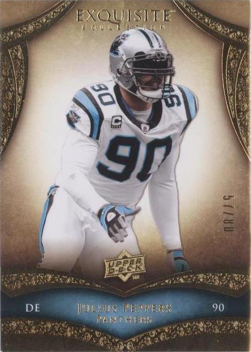 2009 Upper Deck Exquisite Collection Julius Peppers #90