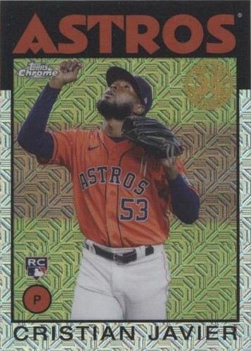 2021 Topps - Cristian Javier #86BC-70