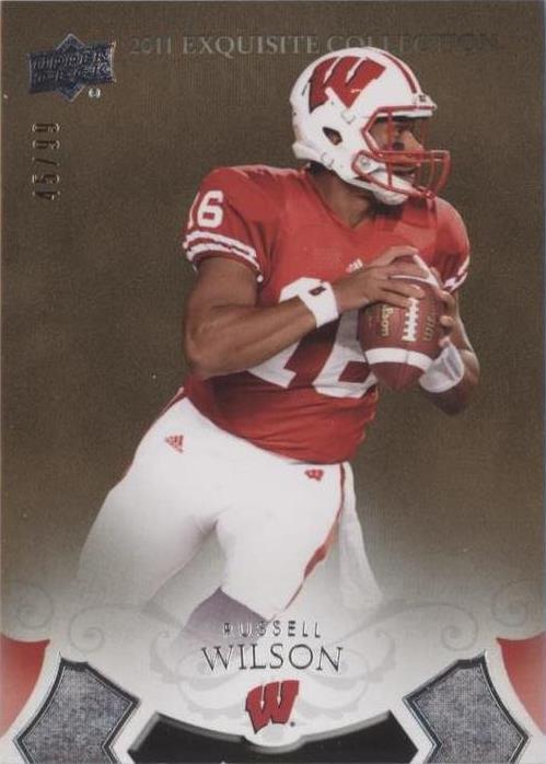 2011 Upper Deck Exquisite Collection Russell Wilson #ER-RW