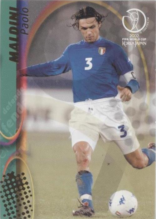 Copa Mundial Panini 2002 Paolo Maldini #70