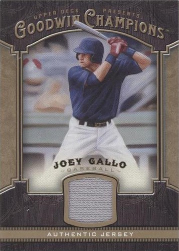 2014 Upper Deck Goodwin Champions - Joey Gallo #M-JG