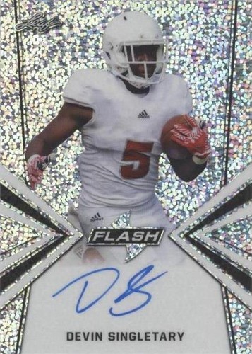 2019 Leaf Flash Devin Singletary #BA-DS2