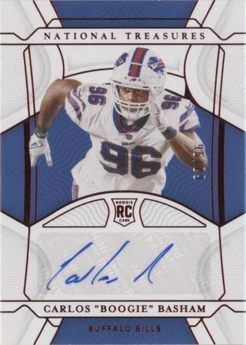 2021 Panini National Treasures Carlos Basham Jr. #119