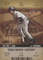 2003 Fleer Authentix - Craig Biggio #4