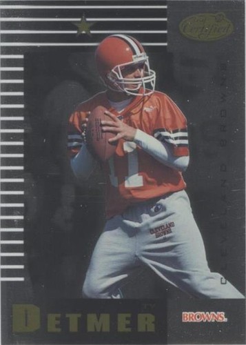 1999 Leaf Certified Ty Detmer #24