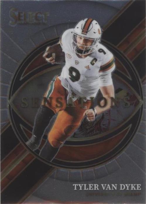 2022 Panini Select Draft Picks Tyler Van Dyke #SETVD