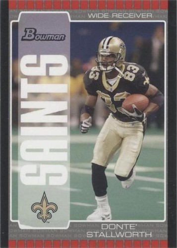 2005 Bowman Donte Stallworth #14