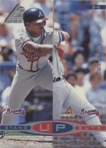1998 Pinnacle Inside - Andruw Jones Chipper Jones Greg Maddux #3-C