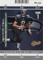 2004 Fleer Authentix Matt Hasselbeck #7