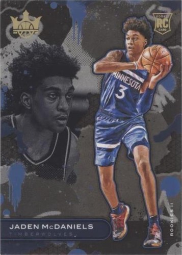 Jaden McDaniels 2020-21 Panini Court Kings RC ROOKIE #76 Minnesota