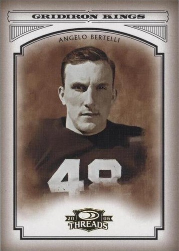 2006 Donruss Threads Angelo Bertelli #CGK-35