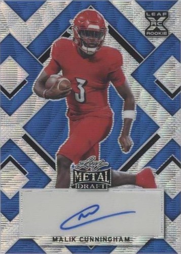 2022 Leaf Metal Draft Malik Cunningham #BA-MC1