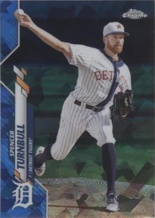 2020 Topps Chrome Sapphire Edition - Spencer Turnbull #445