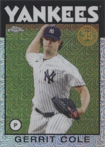2021 Topps - Gerrit Cole #86BC-5