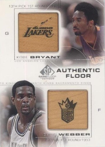 2000-01 SP Game Floor Edition - Kobe Bryant/Chris Webber #C14