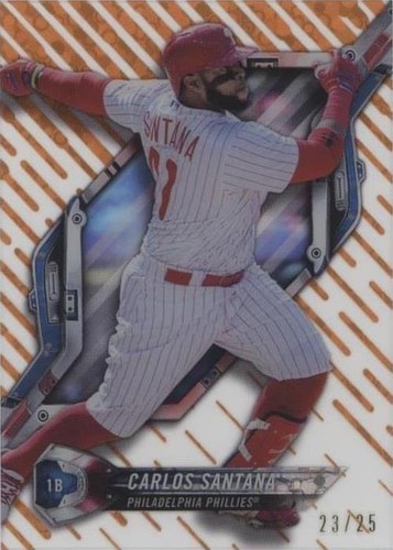 2018 Topps High Tek - Carlos Santana #HT-CS